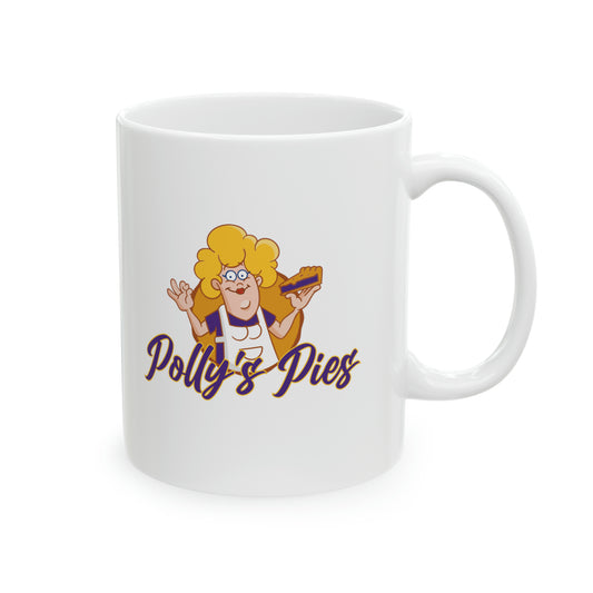 Polly's Pies Ceramic Mug, 11oz